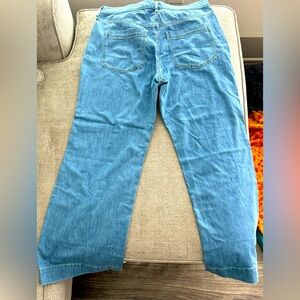 J. Crew Factory Blue Flare & Wide Leg Jeans